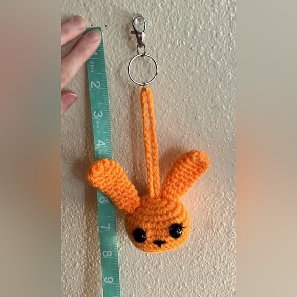 Crocheted Bunny Keychain/Bag Charm 🐰 - Picture 9 of 10